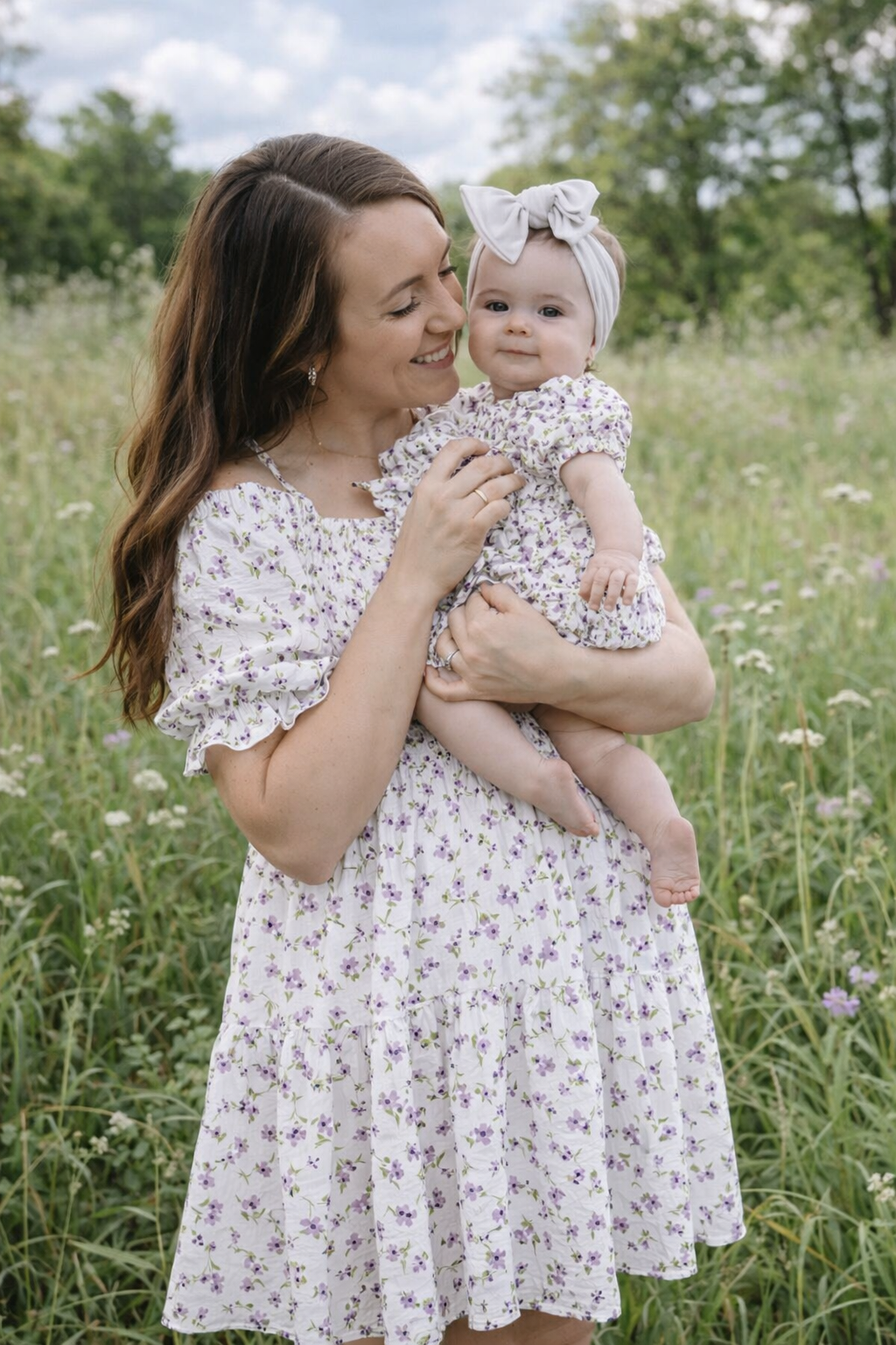 Bailey's Blossoms - Wholesale Dress - Kids - Katherine Dress - Lavender Floral1