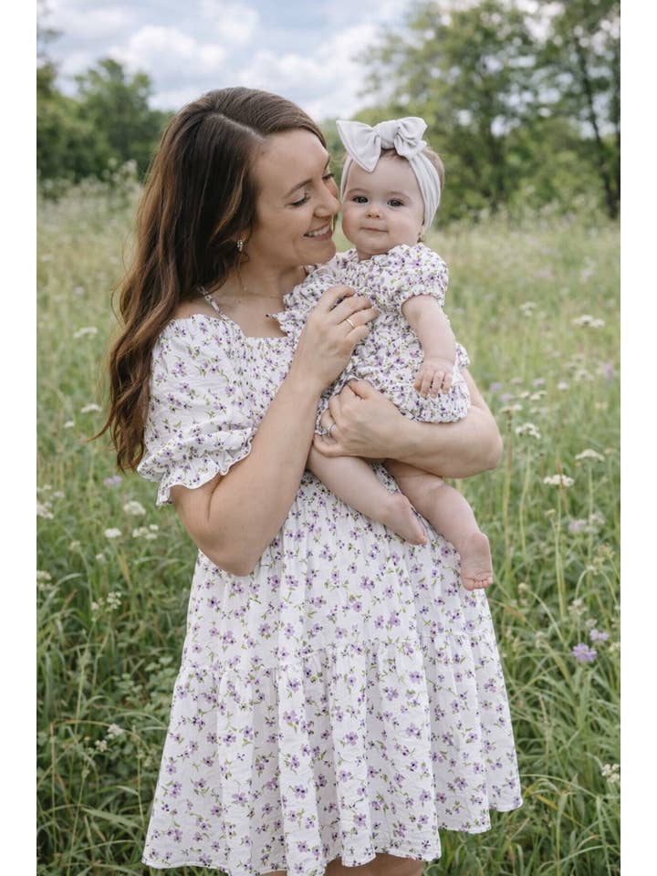 Bailey's Blossoms - Wholesale Dress - Kids - Katherine Dress - Lavender Floral1