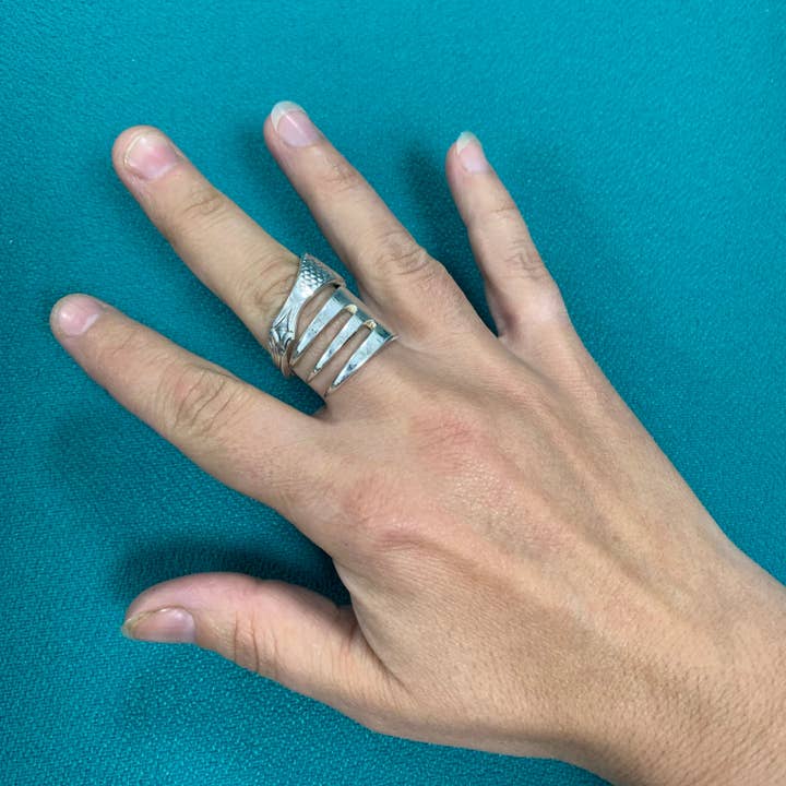 Anel de talheres Silverplate por atacado de Gleamlety