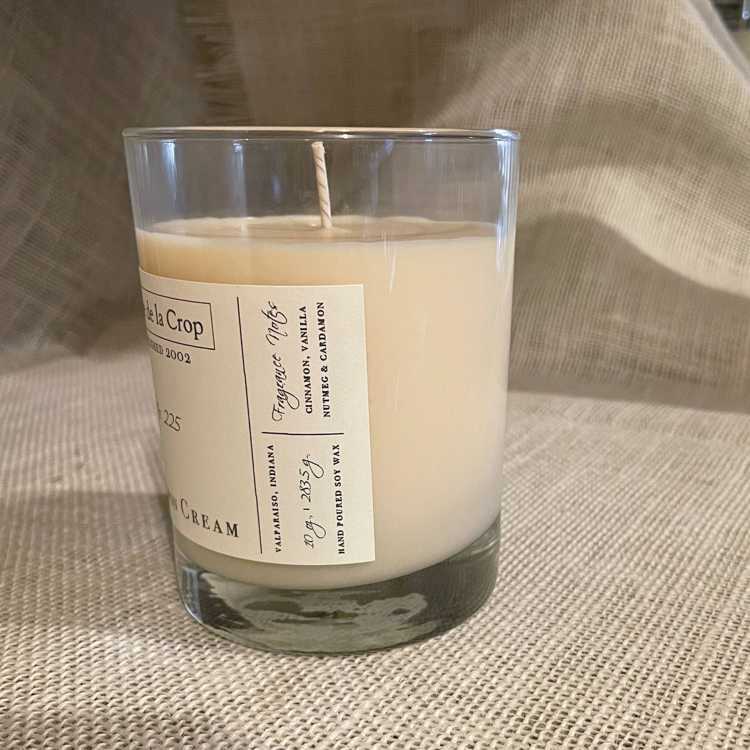 VIAI Beauty - Wholesale Jar/Filled Candle - CREME DE LA CROP Soy Candle - Cinnamon Cream1