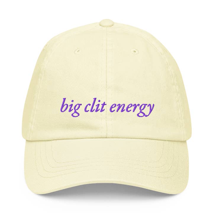 „big clit energy“ cap - yellow and other Purchase Wholesale weckglaser. Free Returns & Net 60 Terms on Faire trending on Faire.
