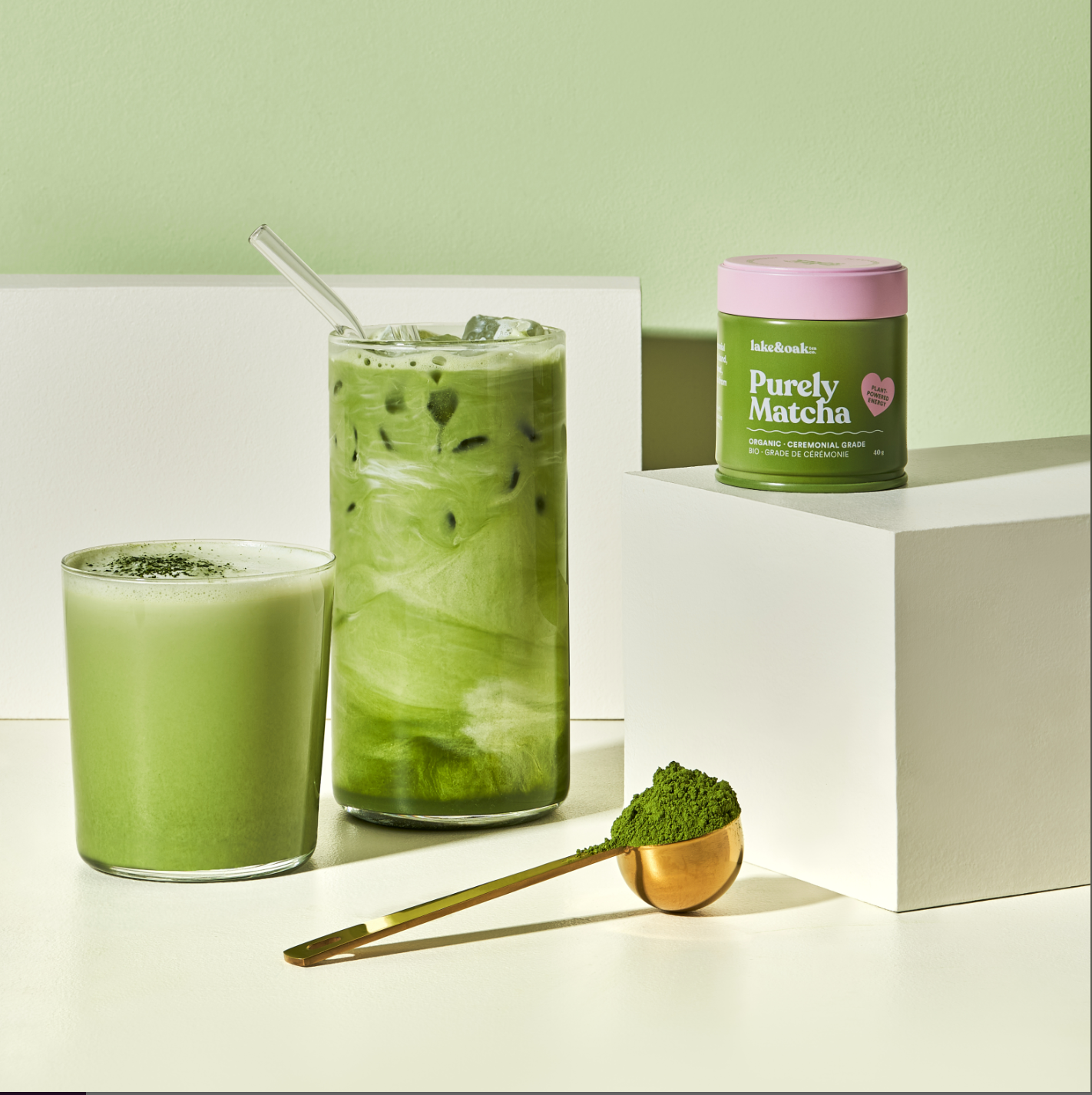 Lake & Oak Tea Co. - Vente Thés santé/détox - Purely Matcha - Matcha biologique de cérémonie1