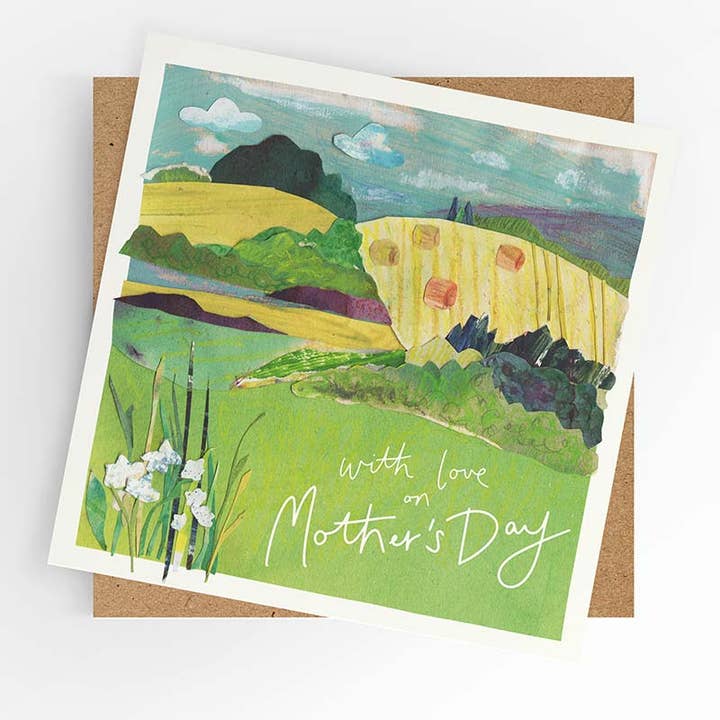 Cartão do Dia da Mãe, Campos de Feno por atacado de Under the Willow Tree