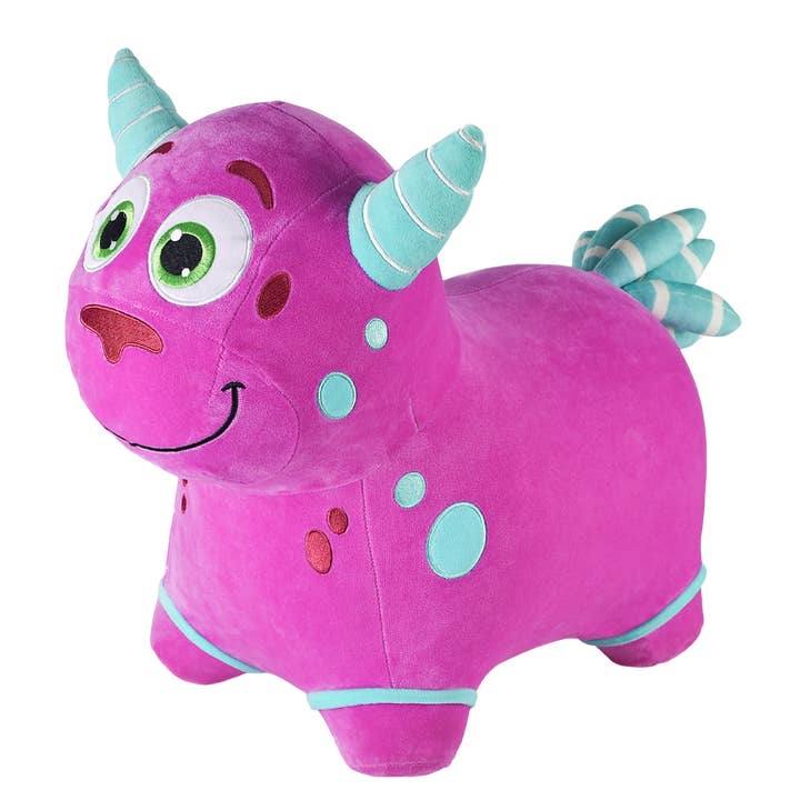 Monster Bouncy Pals - Plush Hopper Ride-On for Toddlers for wholesale by iPlay iLearn