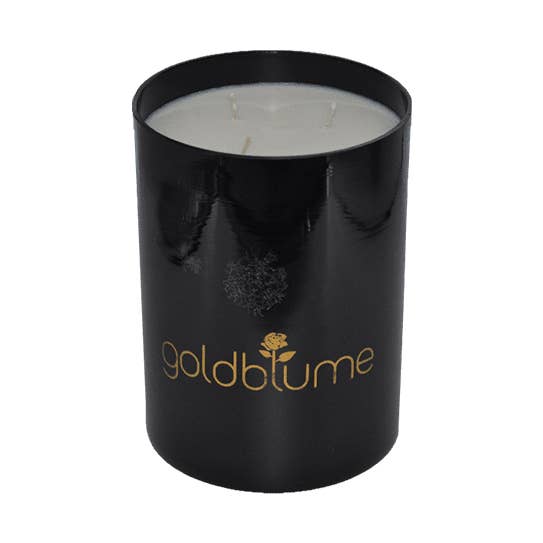 vegan scented candle cylinder for wholesale by goldblume