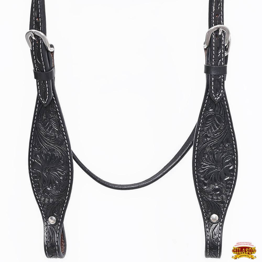 HILASON - Wholesale Horseback Riding Gear - HILASON Western Horse Headstall Breast Collar Set Tack Genuine American Leather | For Horses Headstalls146