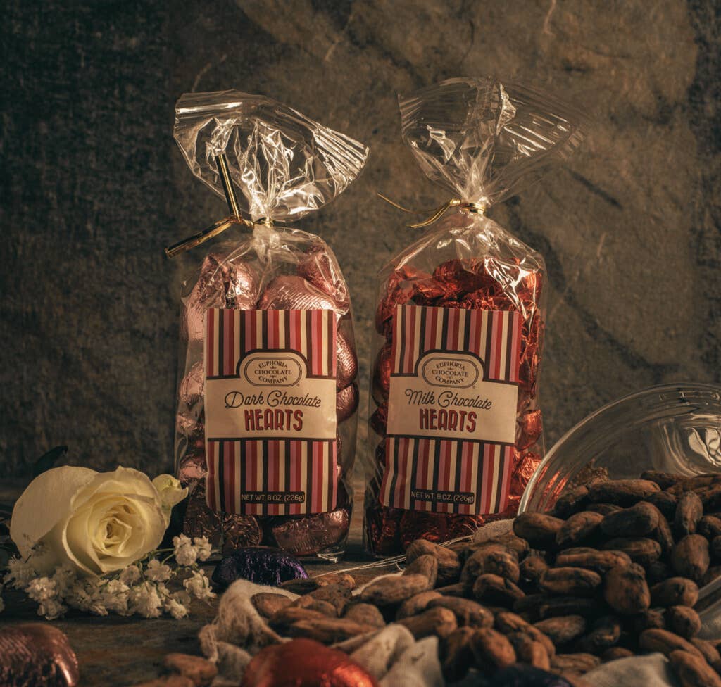Euphoria Chocolate Company - Wholesale Chocolate - Milk Chocolate Hearts1