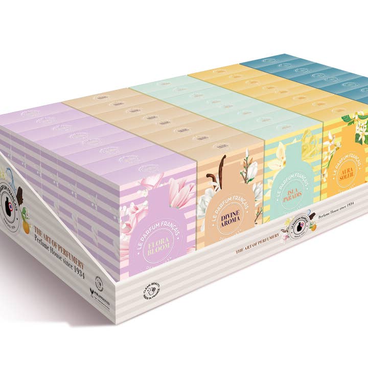 Le Parfum Français - Distributed by Scents of Europe - Wholesale Retailer Display - Beauty & Wellness - *SPECIAL 5% + FREE DISPLAY* - Your Favorites Package