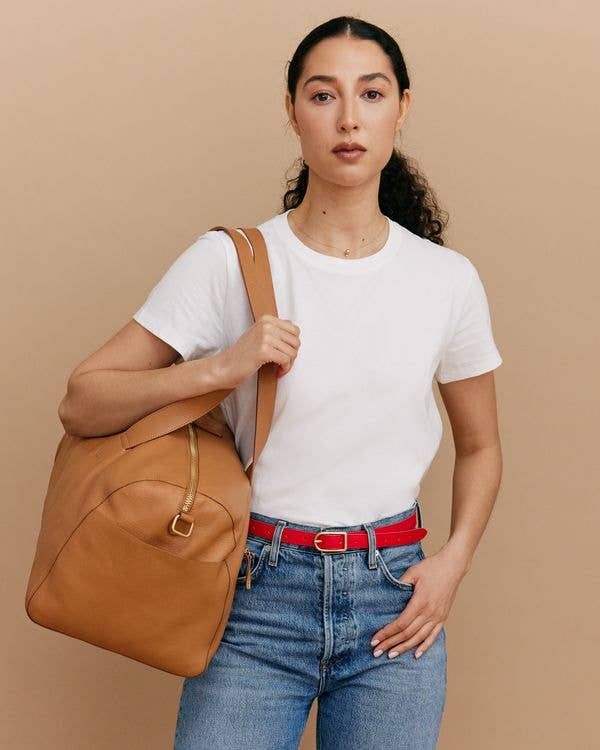 Minor History - Wholesale Weekender Bag - Unisex - The Getaway Duffle - Saddle7