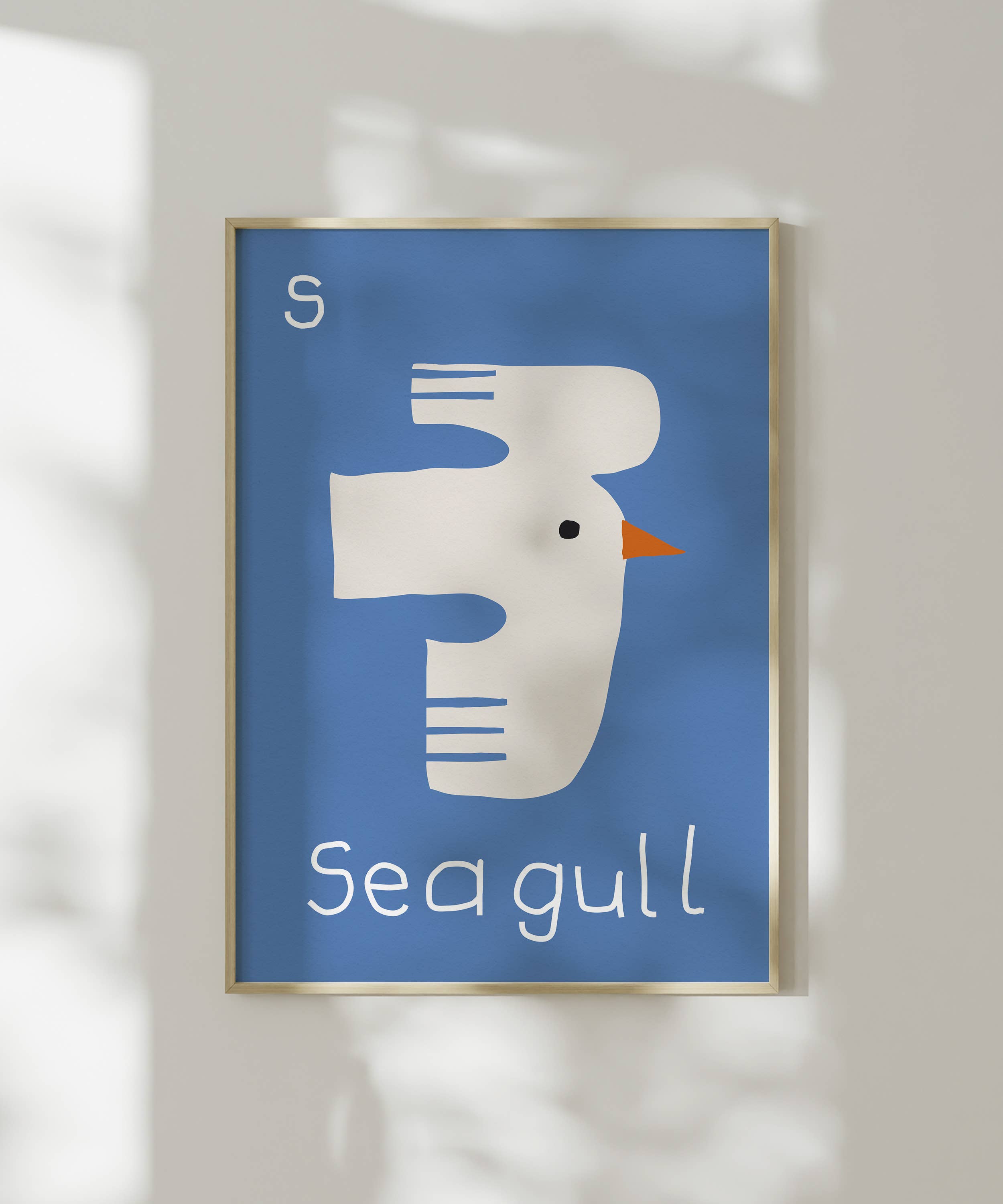 Surprise Radish - Wholesale Art Print - Seagull Print | Letter S Alphabet Print4