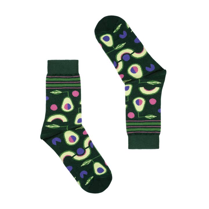Calzini Avocado per la vendita all'ingrosso da parte di Faves. Socks&Friends