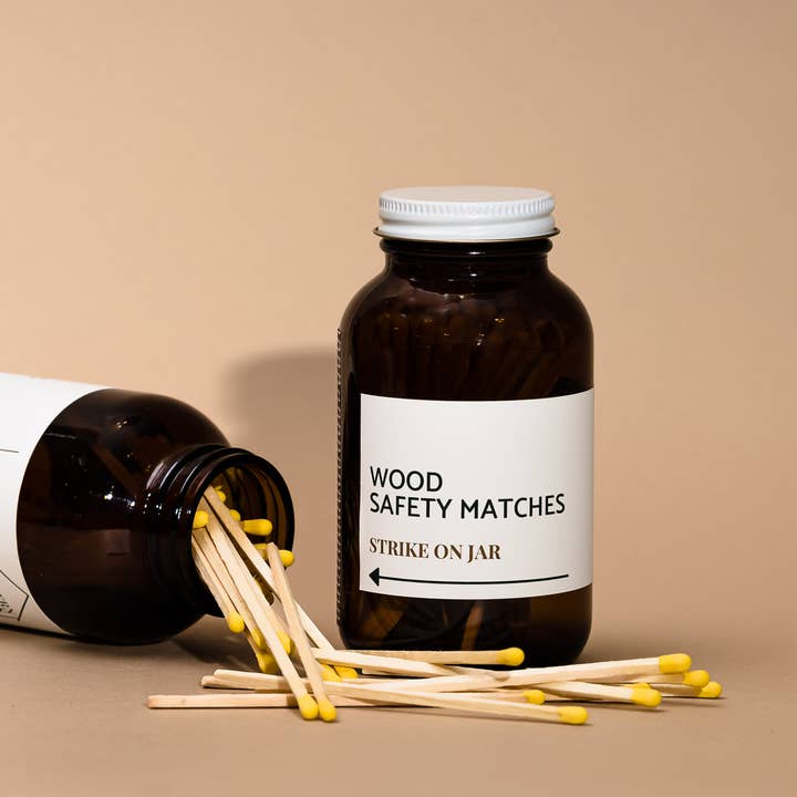 Wood Safety Matches for wholesale by Modern Makers Provisions