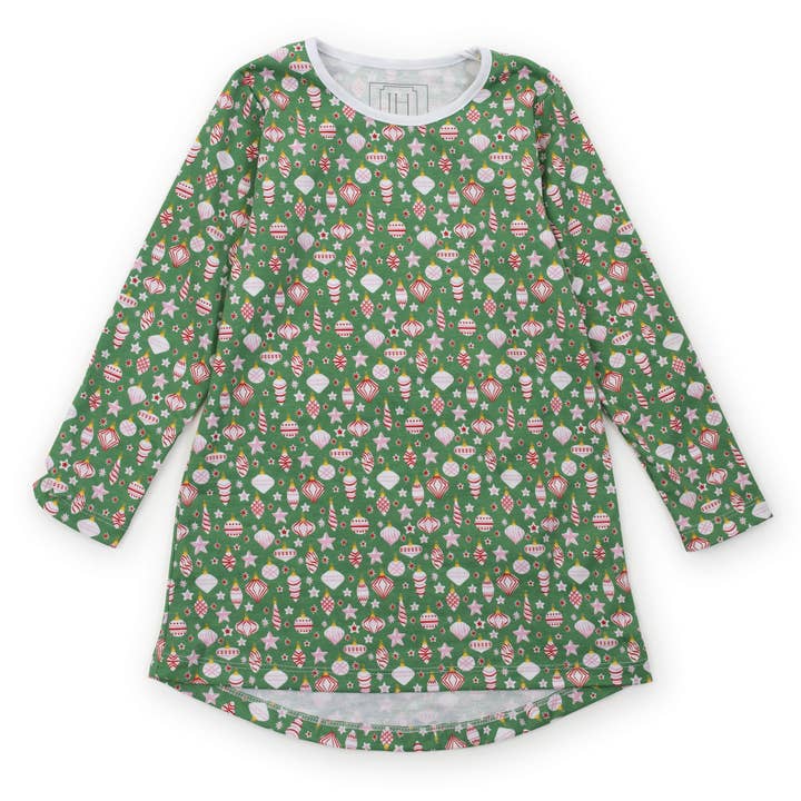 Berkeley Girls' Shirt Dress - Retro Ornaments for wholesale by Lila + Hayes