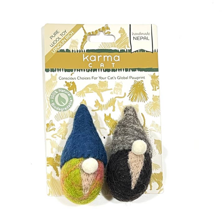 Karma Cat Inc. - Wholesale Pet Toy Set - Cat - Cat Toy, Pack 2, Gnomes1