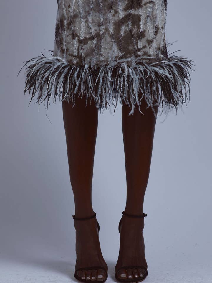 Cloudy Tie Dye Midi for wholesale by NARCES