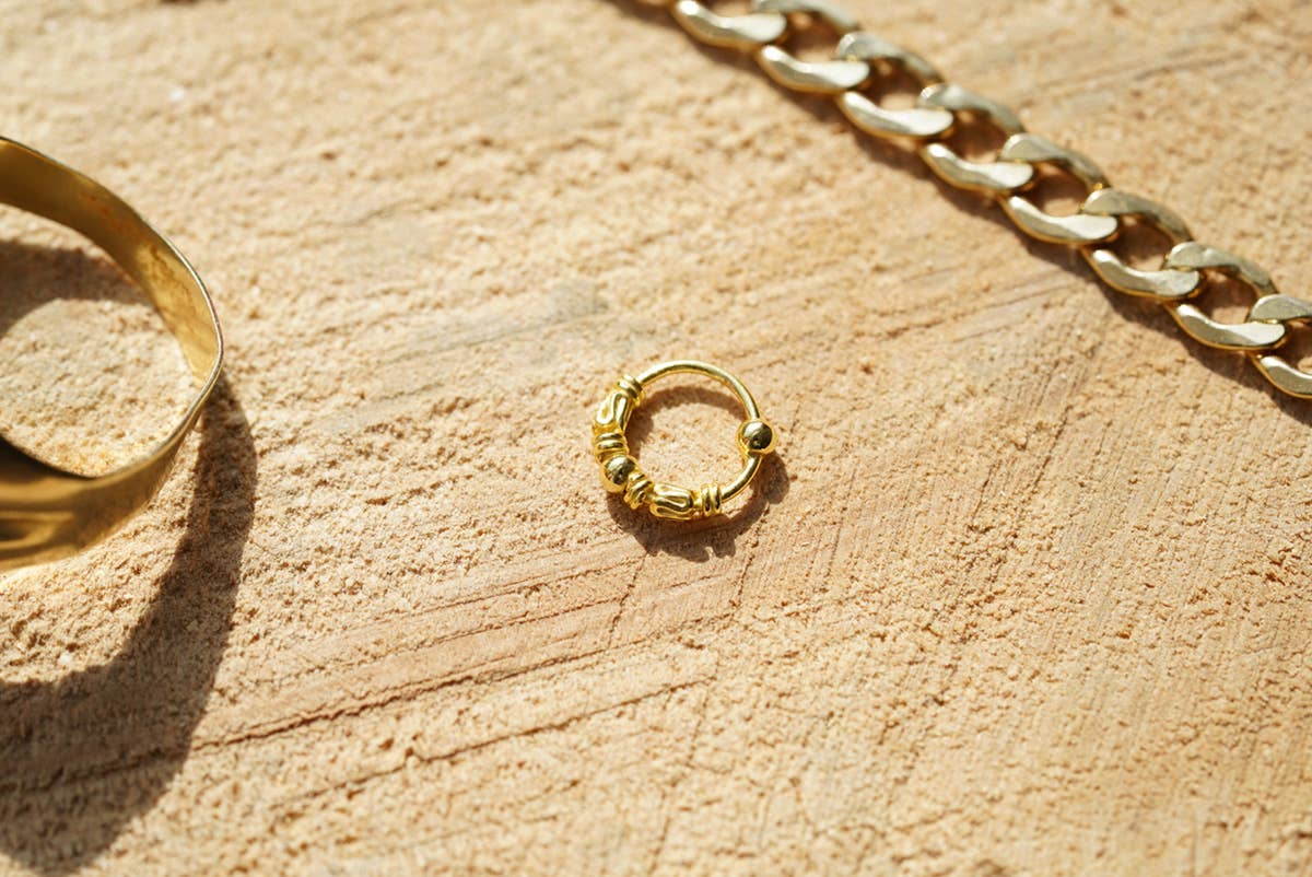 Urbiana – wholesale Nose ring – Sterling Silver Bali Nose Ring5