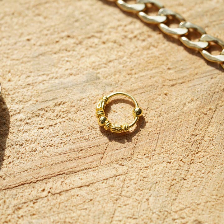 Urbiana – wholesale Nose ring – Sterling Silver Bali Nose Ring5