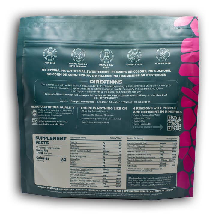 Optimize Minerals - Wholesale Oral supplement/vitamin - OPTIMIZE MINERALS™️4