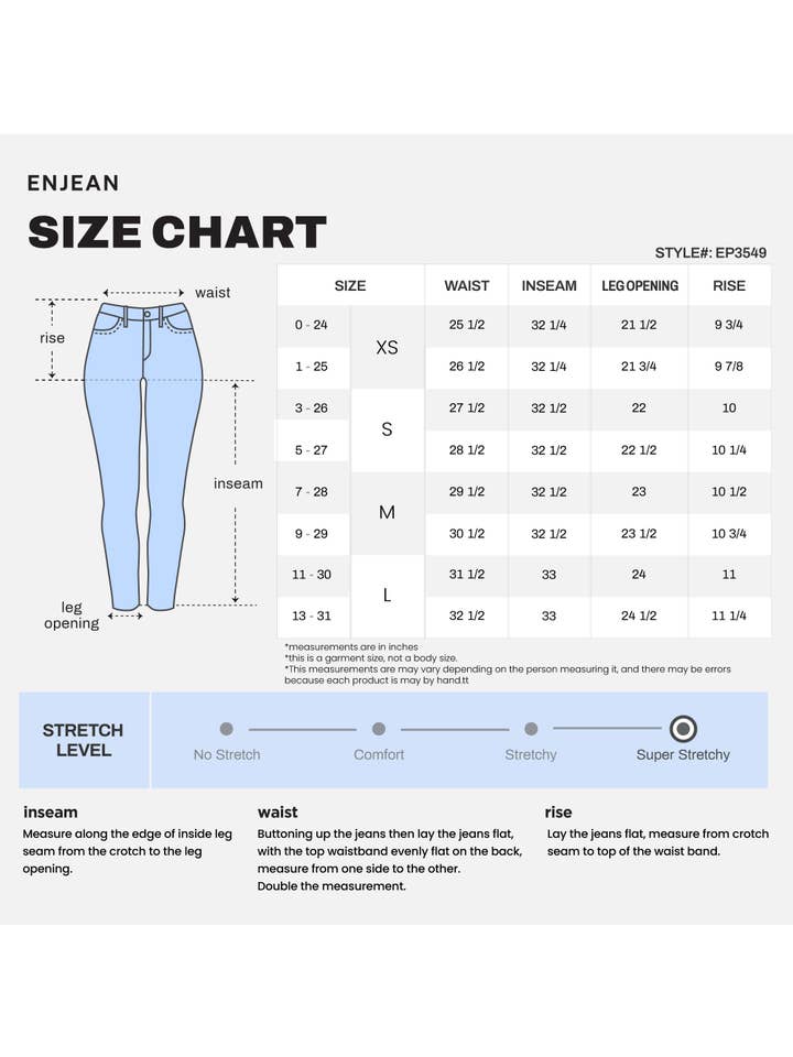 MEDIUM OPEN PACK High Rise Wide Leg Jeans WEP3549 for wholesale on Faire4