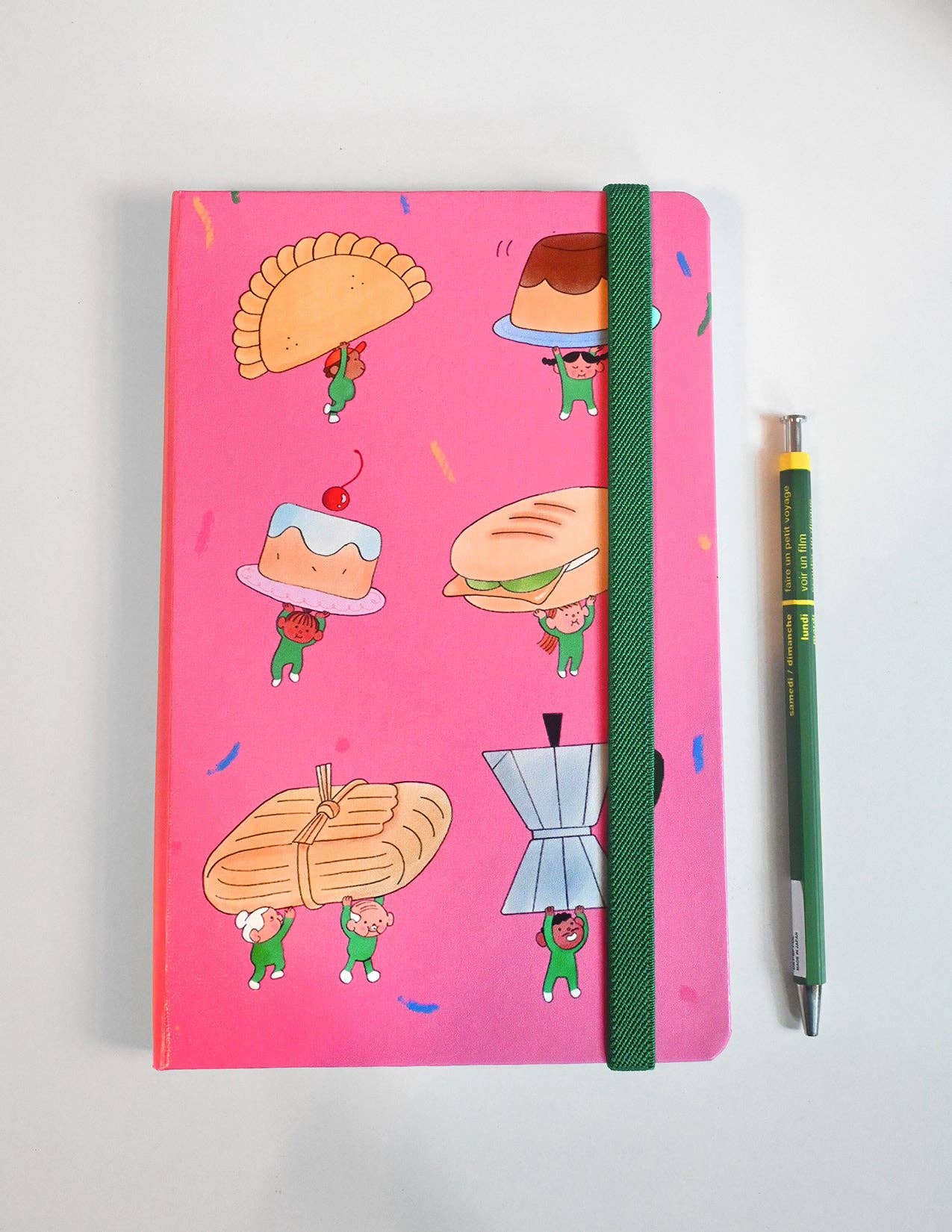 Natali Koromoto - Wholesale Notebook - "Food on Parade" Hardcover Notebook10