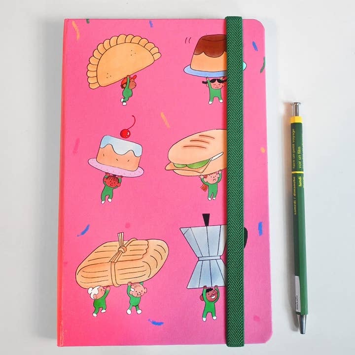 Natali Koromoto - Wholesale Notebook - "Food on Parade" Hardcover Notebook10