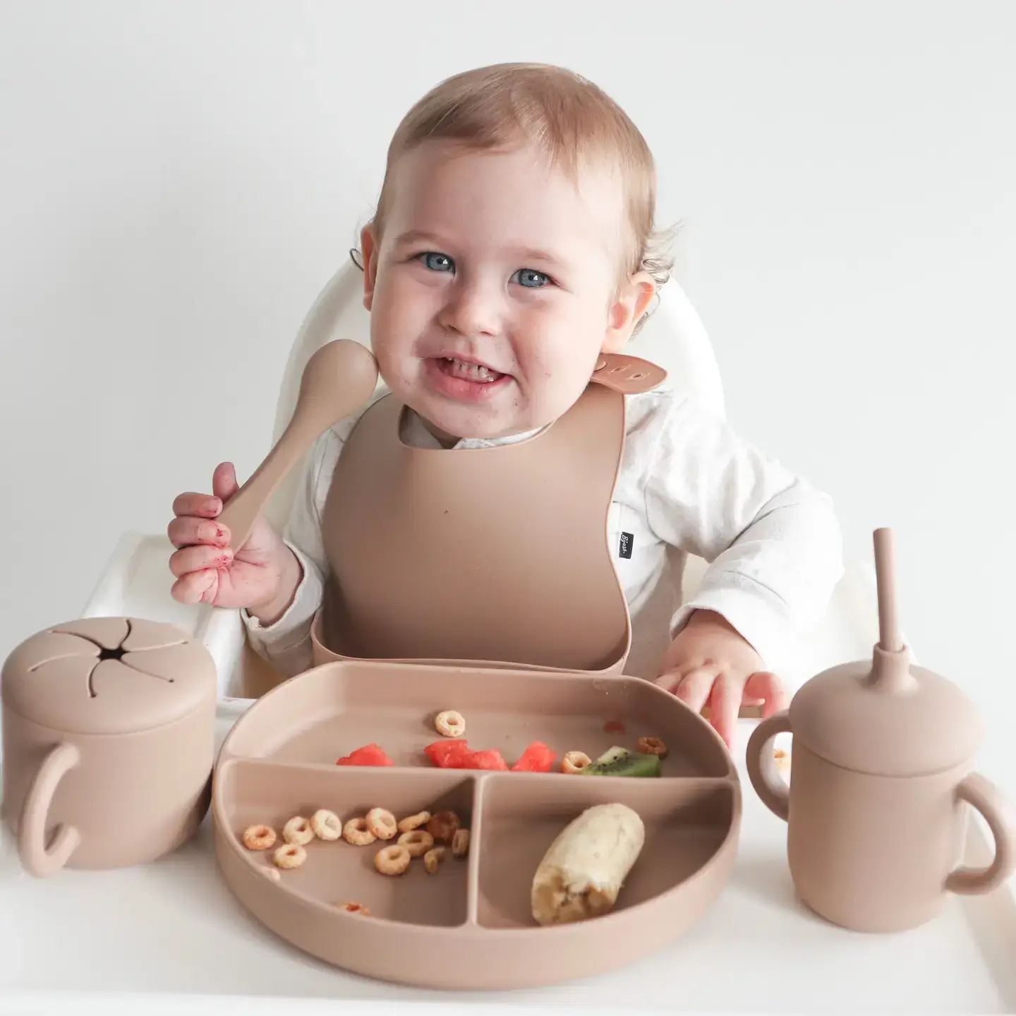 Sippy Cup with Straw, Spill-Proof & Anti-Stain - Dusty Pink for wholesale on Faire4