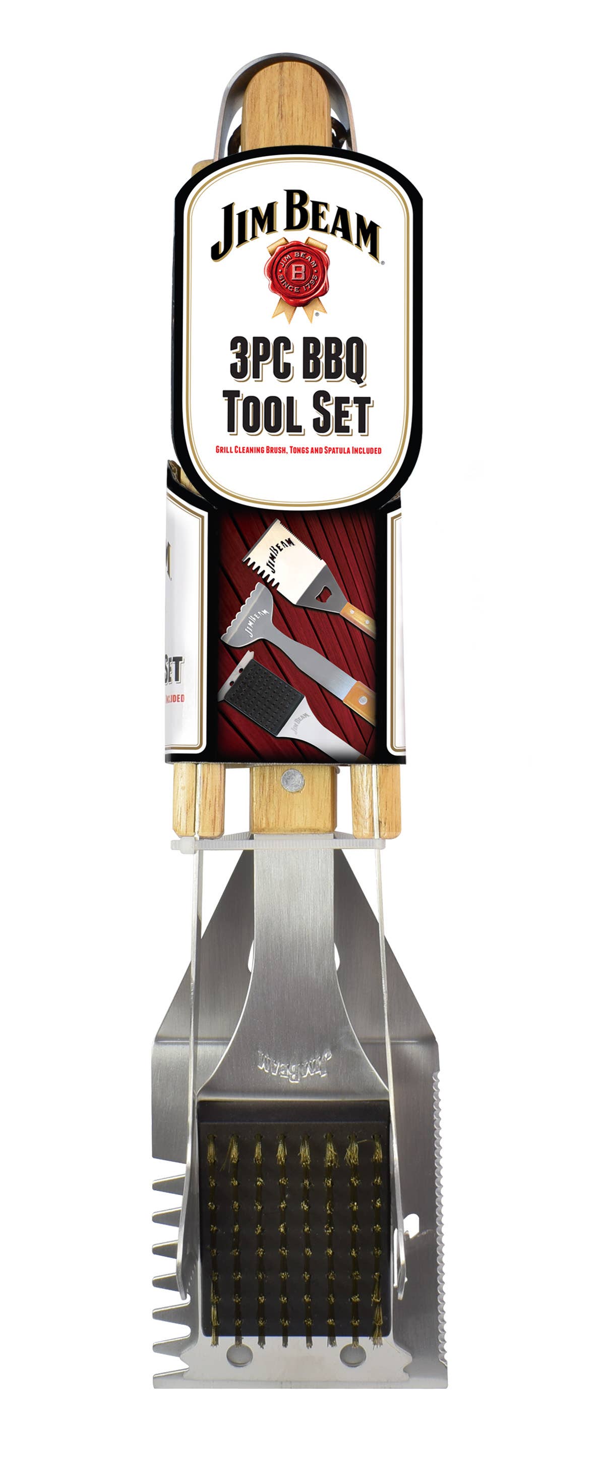 Style Asia - Wholesale Outdoor Grill Tools - Jim Beam  3 piece BBQ Tool Set1