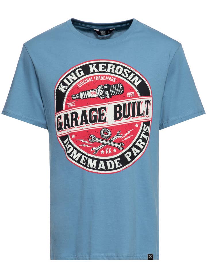 T-shirt «Garage Built» voor wholesale door KING KEROSIN