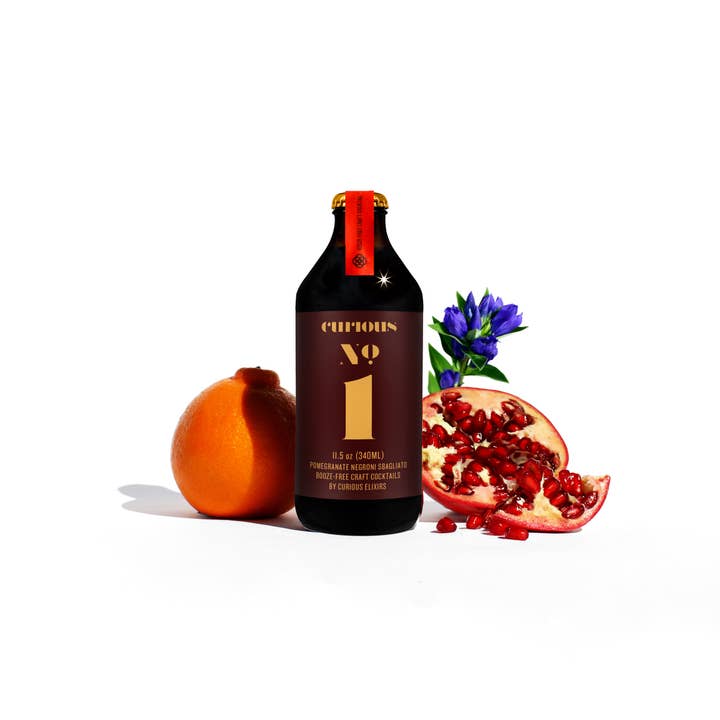 Curious Elixir No. 1 Booze-Free Cocktails for wholesale on Faire