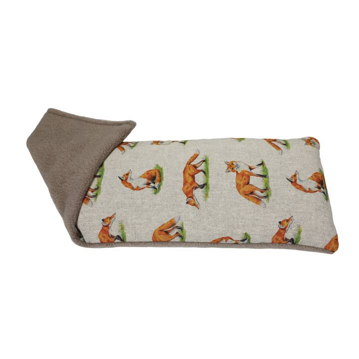 Fantastic Foxes Duo Fabric Wheat Bag for wholesale by The Wheat Bag Company