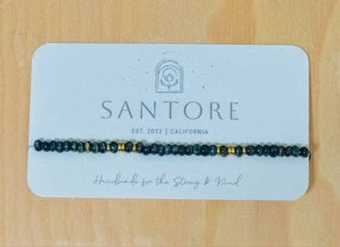 Santore Jewelry Company - Wholesale Beaded Bracelet - Linea Beaded Stretch Bracelet - Ships Carded3