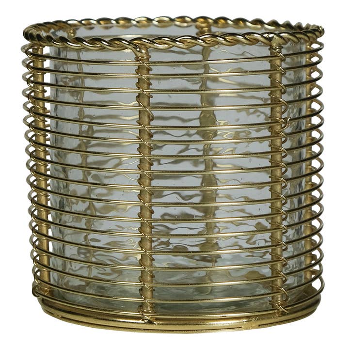 lanterne en métal champagne or b pour la vente par Mars & More - Brand of B Living