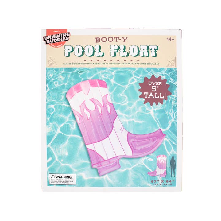 NPW - Wholesale Inflatables - Western Pink Cowboy Booty-Y Pool Float2