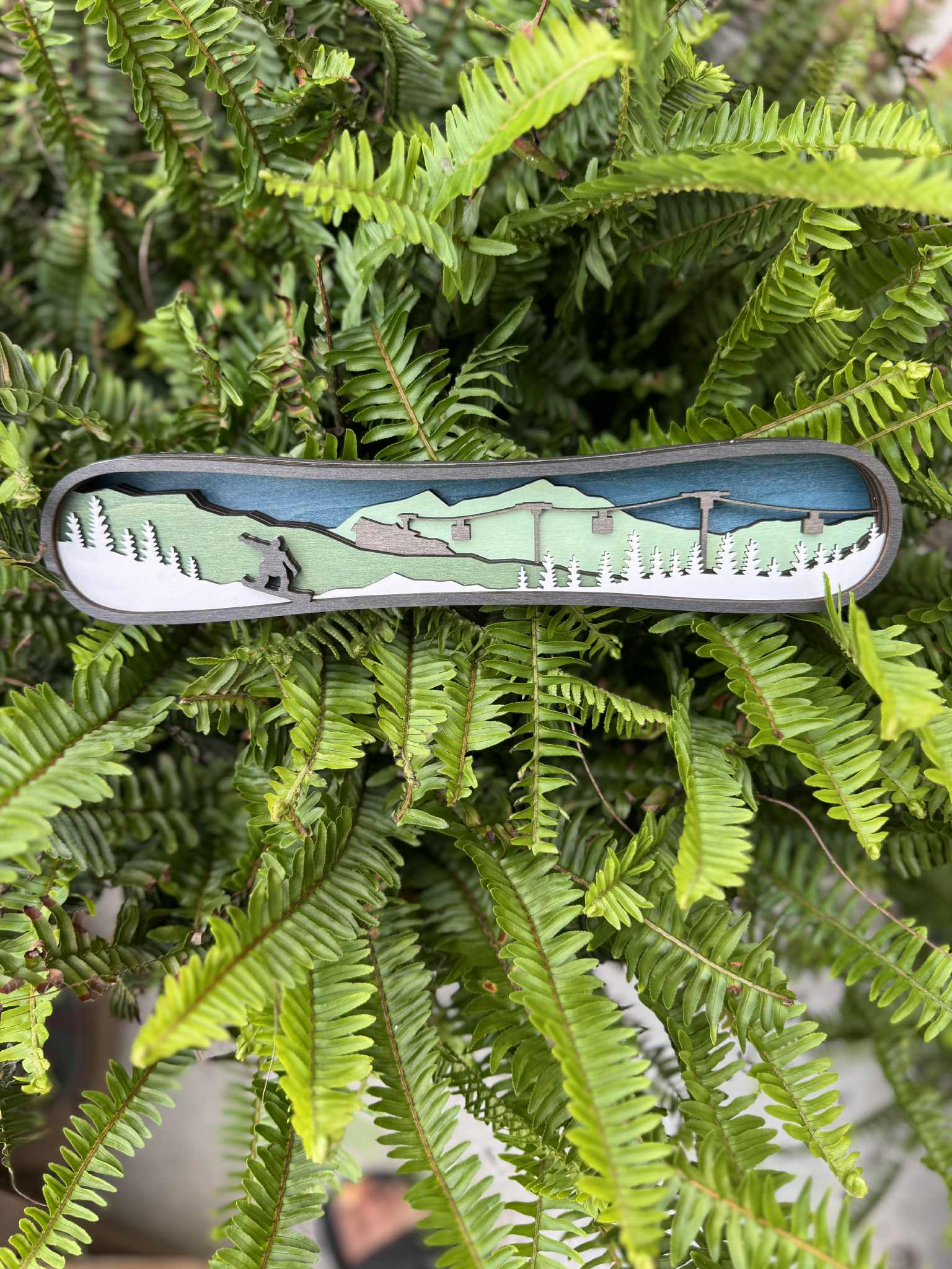 The Wilusz Way - Wholesale Decorative Tabletop Object - Dark Snowboard