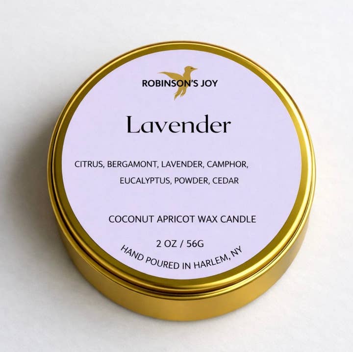ROBINSON'S JOY - Wholesale Travel Candles - Lavender 2oz Travel Candle - Spring 2026