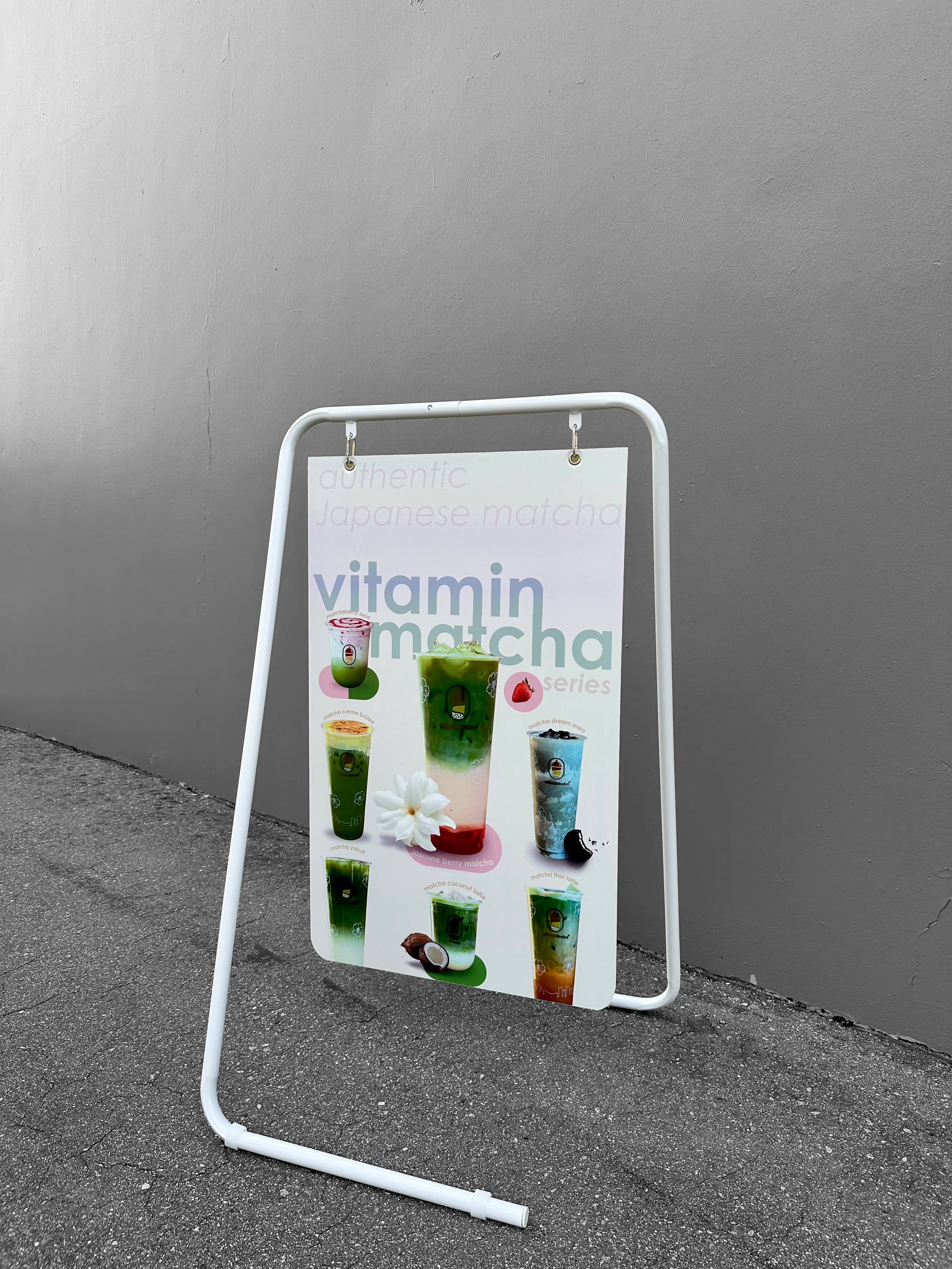 DisplayCanada - Wholesale Outdoor Sign - Swing Board Metal Wire A-Frame - Sidewalk Signboard for Street Advertising - SW-FRAME0368