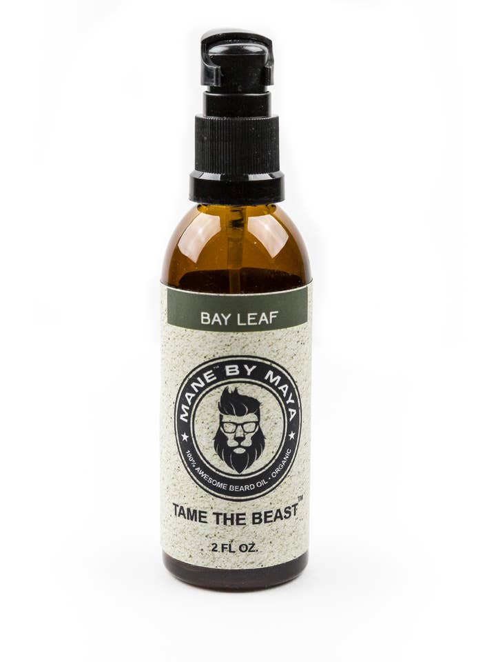2 oz Beard Oil - Bay Leaf for wholesale by MAYA Cosmetics