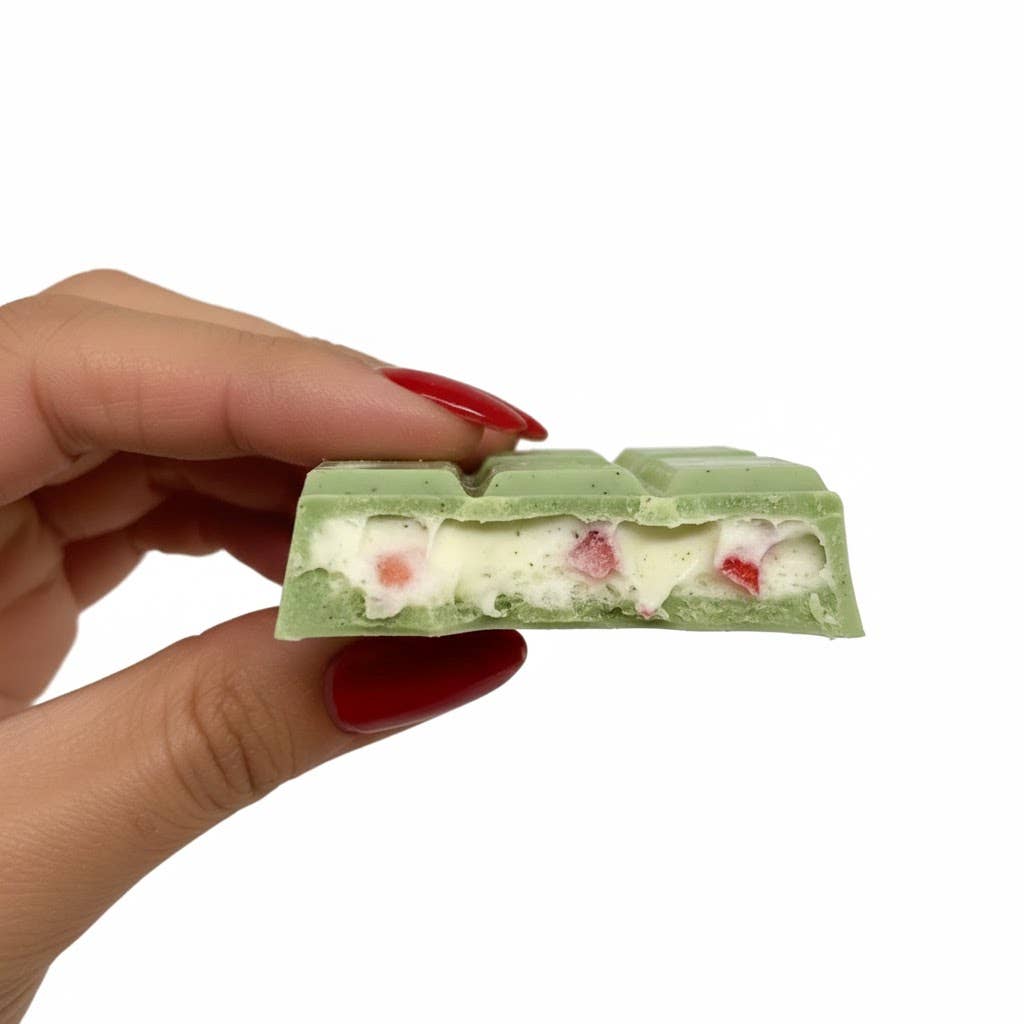 Aladdin – Großhandel Schokoriegel – Matcha-Erdbeer-Schokolade 100g türkische Halal-Konfektion2