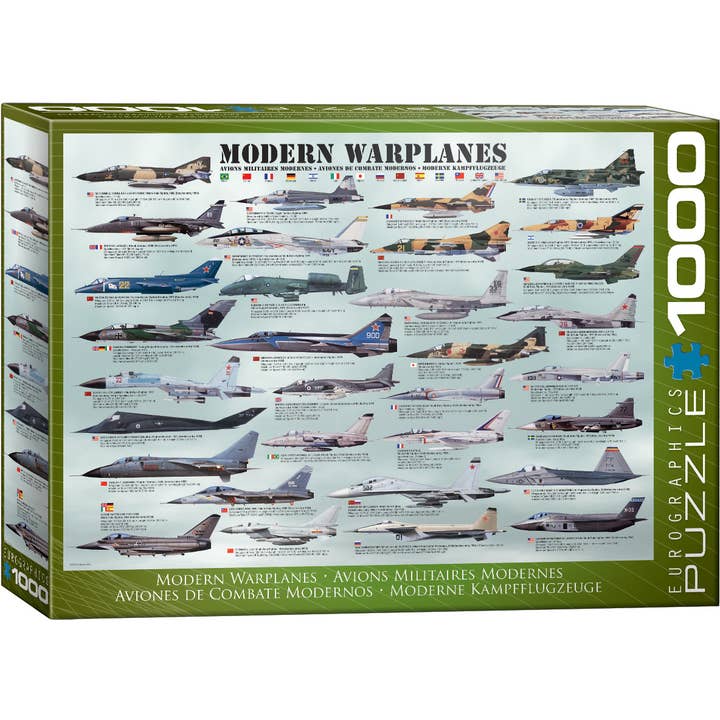 Modern Warplanes for wholesale by Eurographics Puzzles USA