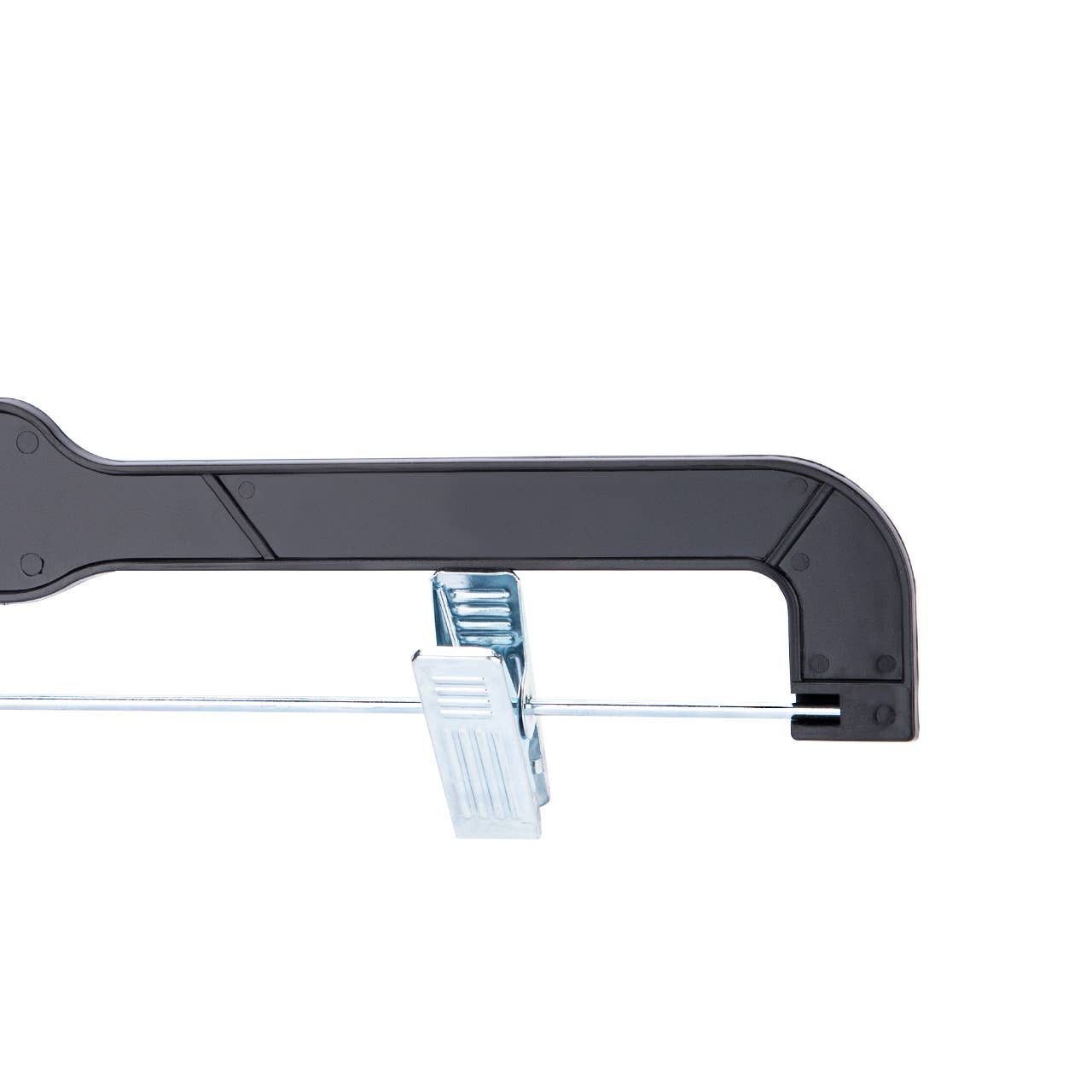 Store Supply Warehouse - Wholesale Clothes Hangers - 14" Black Plastic Skirt And Pants Hangers - Case of 1008