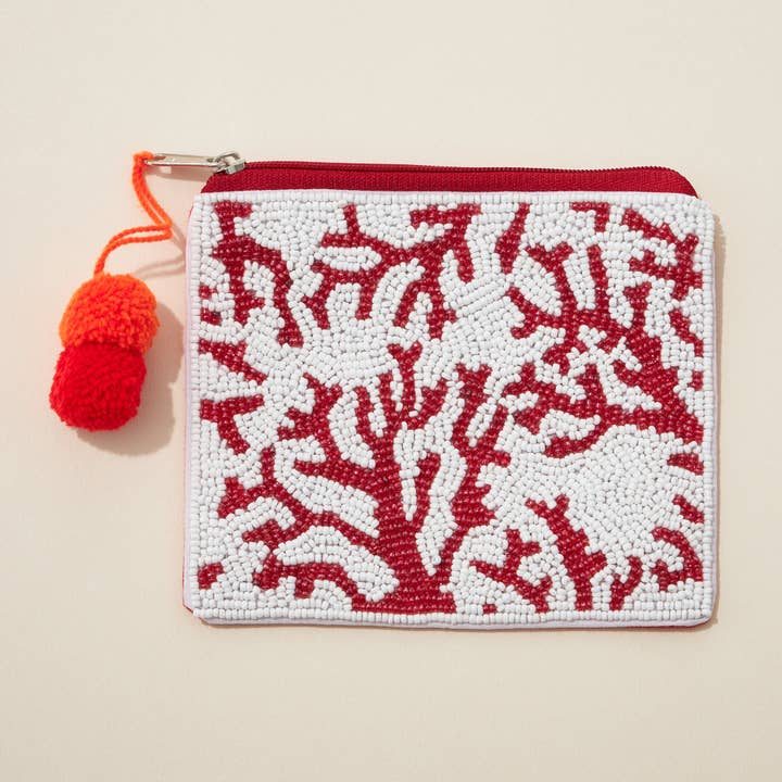 Frem - Wholesale Coin Purse - Women's - Beaded Coral Reef Pouch3