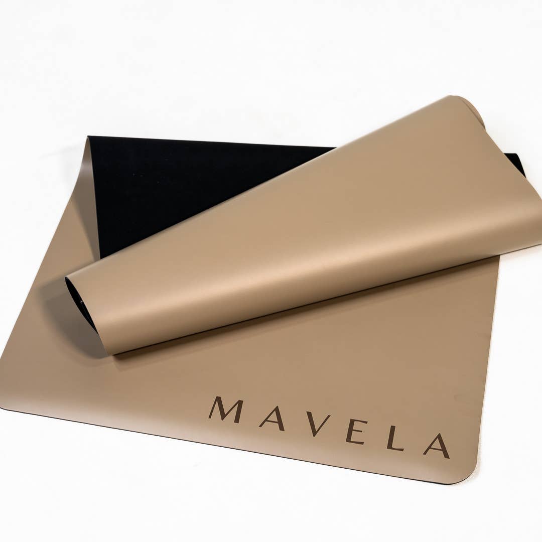 Mavela - Wholesale Yoga Mat - Beige Premium Grip Yoga Mat3
