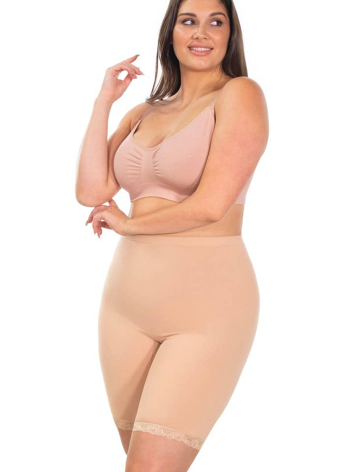 B Free AUSTRALIA - Wholesale Athletic Shorts - Women's - Anti Chafing High Rise Long Cotton Shorts2