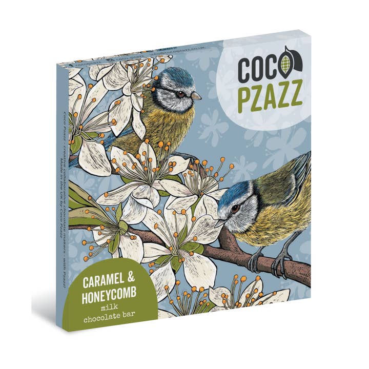 Fox & Boo Caramel & Honeycomb Milk Chocolate 80g for wholesale by Coco Pzazz