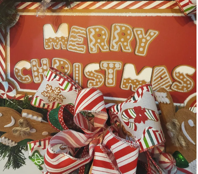 An Array of Wreaths, LLC – Engroshandel Krans – Glædelig jul honningkagekrans1