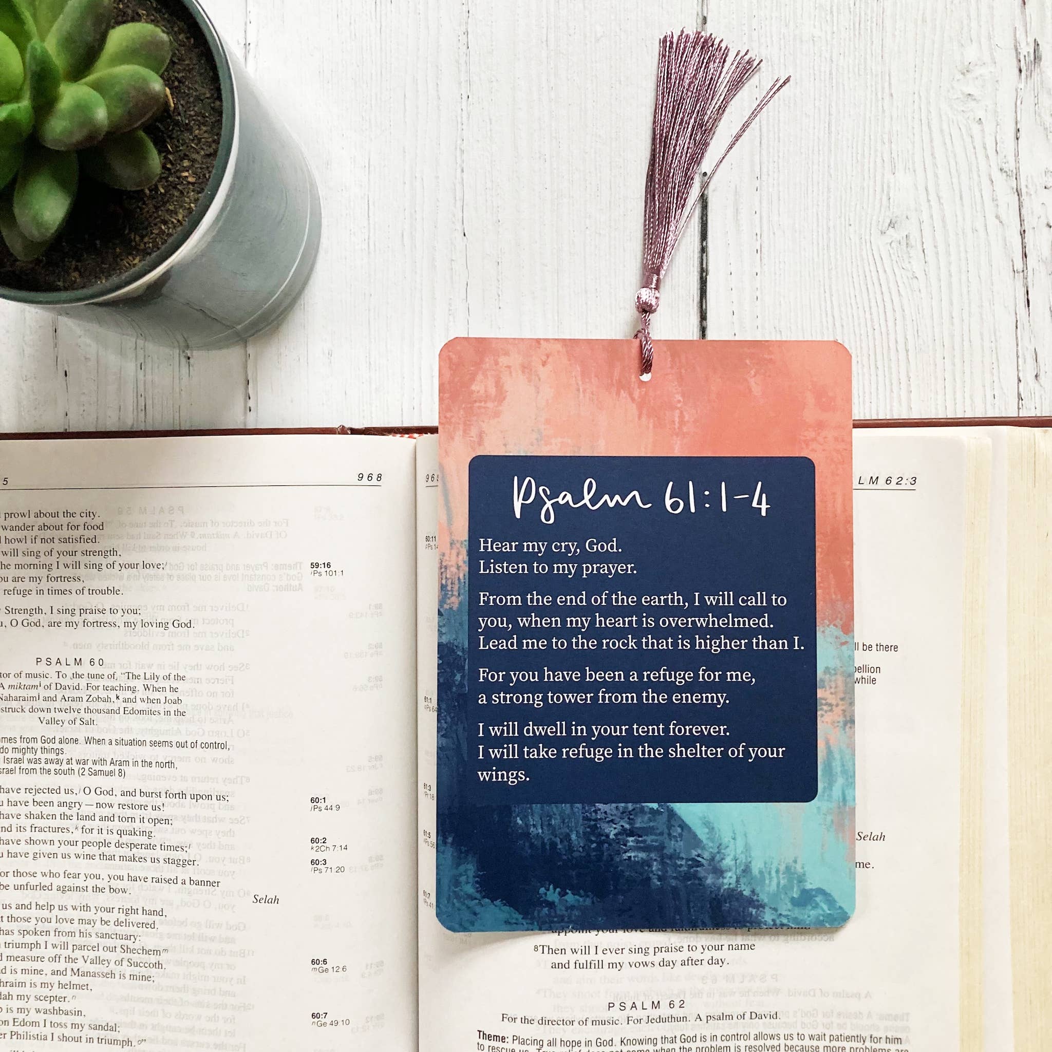 Hope and Ginger - Vendita all'ingrosso Biglietti religiosi - Biglietto di preghiera Psalms of Comfort1