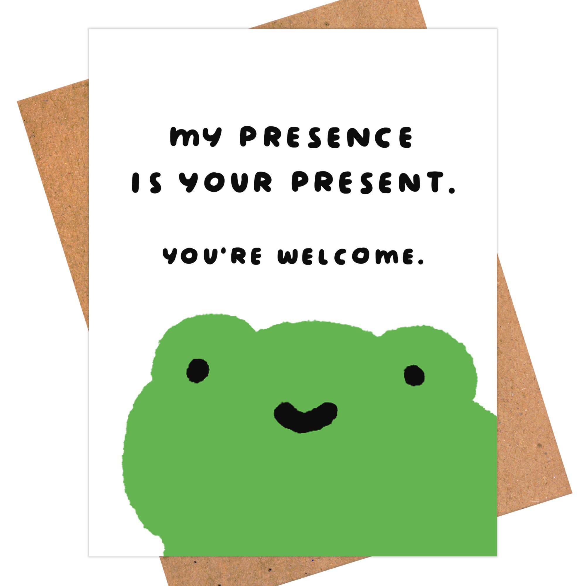 iej studio - Wholesale Birthday Card - Frog "You're Welcome" Humorous Birthday Card