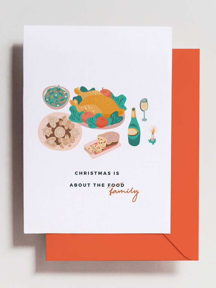 Familj Julkort för wholesale av Haven Print Co.