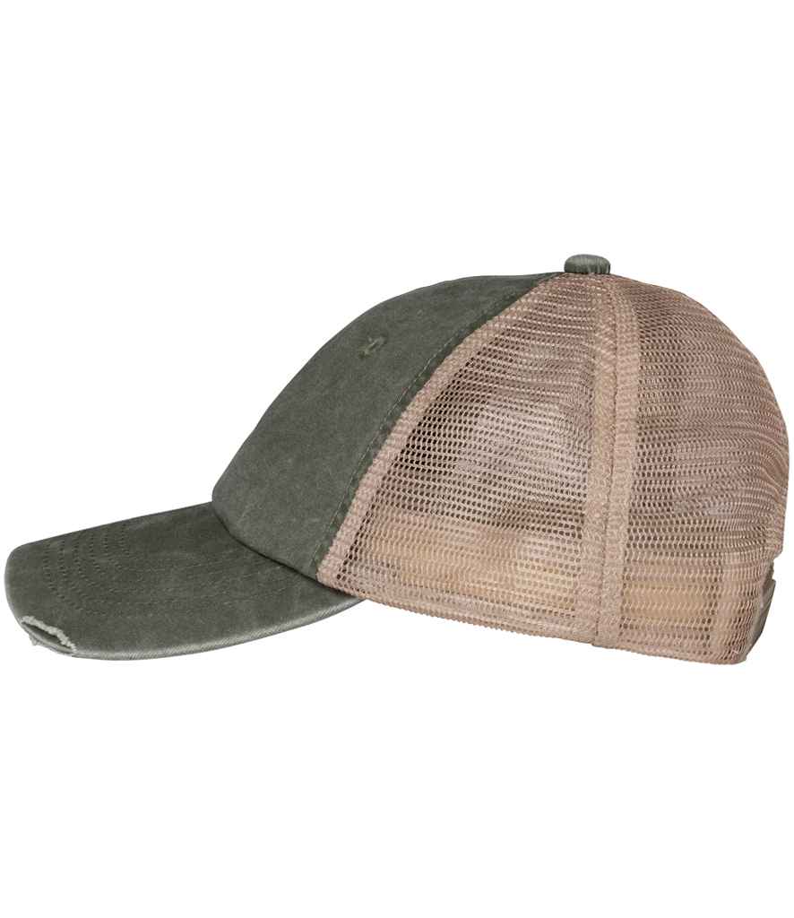 Pierre Francis – Engroshandel Trucker hat - Dame – Native Spirit - Washed Trucker Destroy Cap4