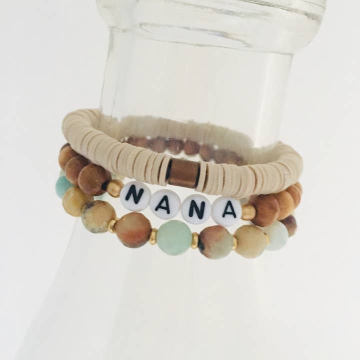 "Nana" Bracelet Stack for wholesale by HL Stacks